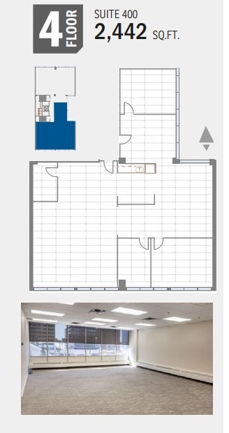 816 7th Ave SW, Calgary, AB à louer Plan d’étage- Image 1 de 1