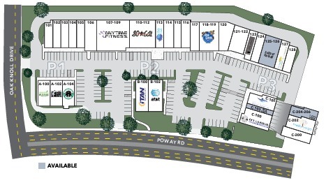 12202-12234 Poway Rd, Poway, CA à louer Plan de site- Image 1 de 1