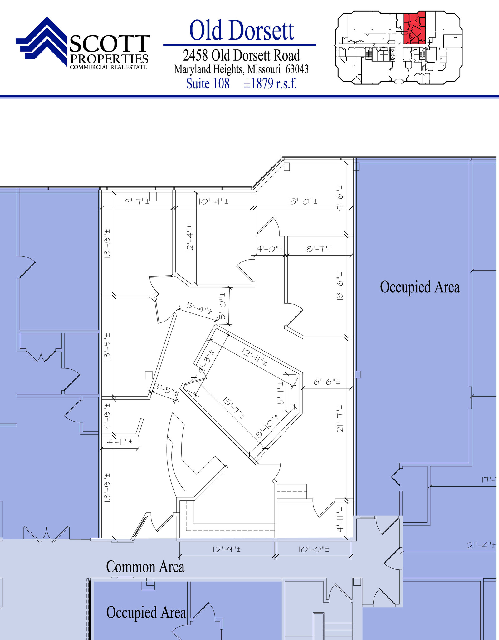 2458 Old Dorsett Rd, Maryland Heights, MO for lease Floor Plan- Image 1 of 1