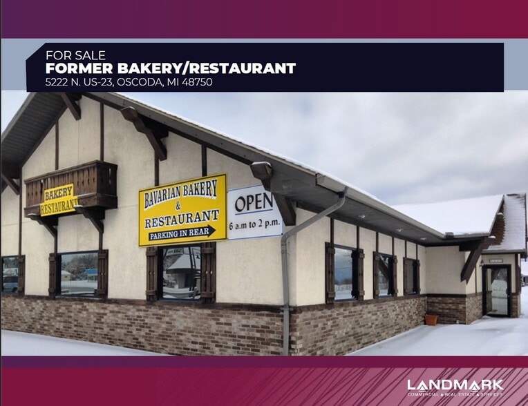 5222 N US 23 Hwy, Oscoda, MI à vendre - Photo du bâtiment - Image 2 de 3