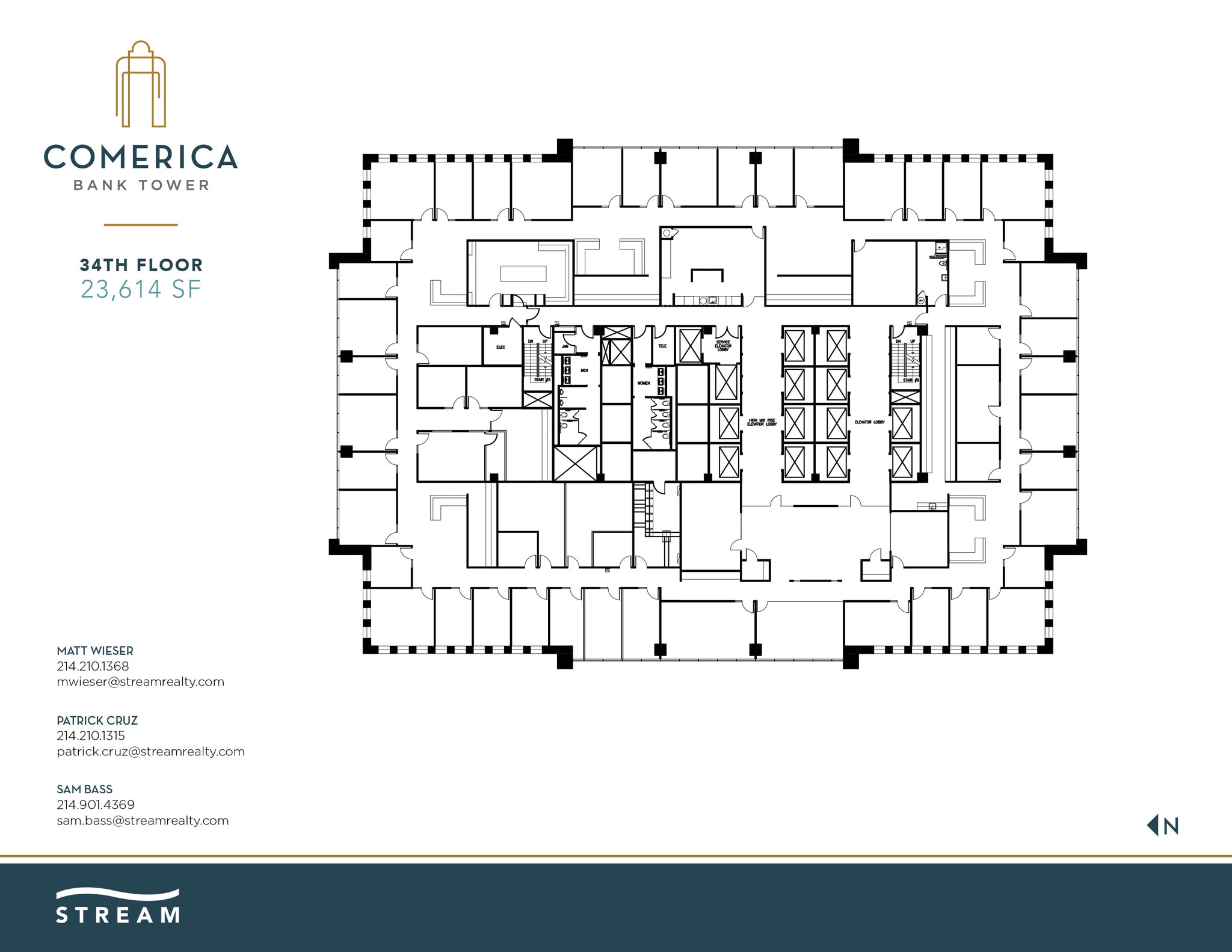 1717 Main St, Dallas, TX for lease Floor Plan- Image 1 of 1