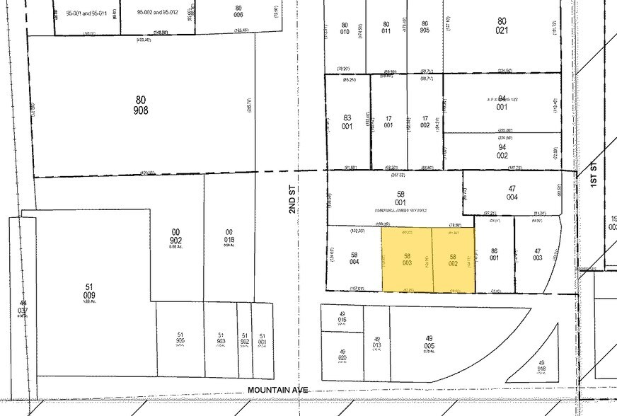 504 N 2nd St, Berthoud, CO à vendre - Plan cadastral - Image 3 de 3