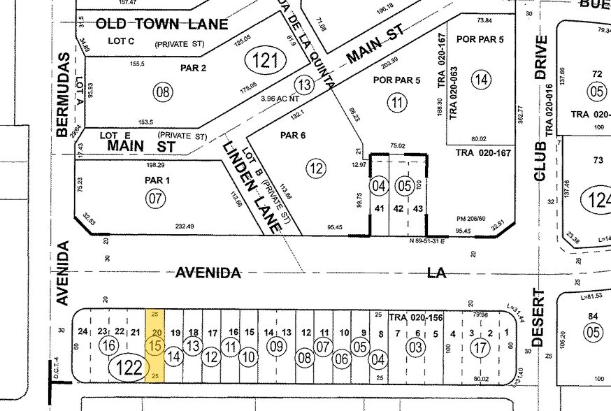 78027 Avenida La Fonda, La Quinta, CA for sale - Plat Map - Image 1 of 1