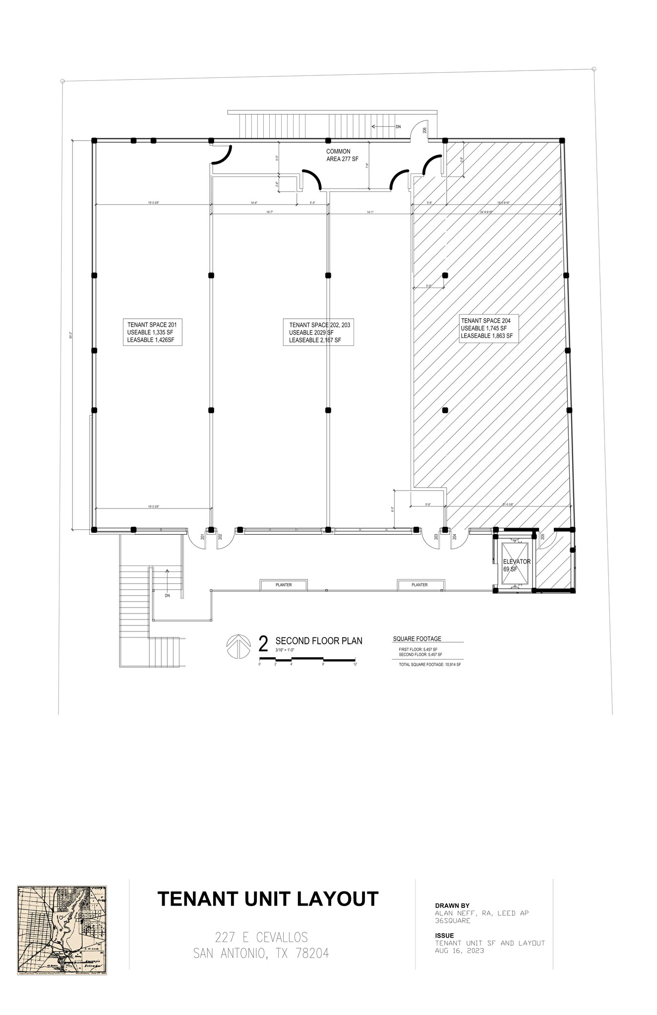 227 E Cevallos, San Antonio, TX for lease Site Plan- Image 1 of 1