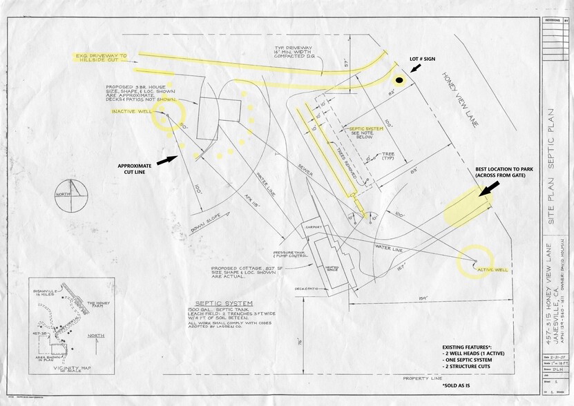 457-315 Honey View Ln, Milford, CA à vendre - Plan de site - Image 2 de 16