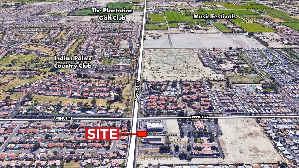 47797 Monroe St, Indio, CA for sale - Aerial - Image 3 of 3