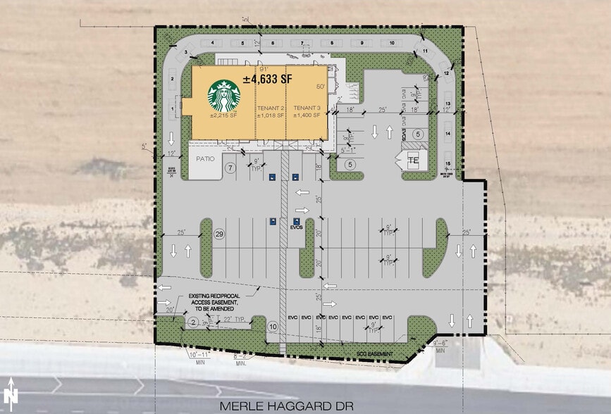 1428 Merle Haggard Dr, Bakersfield, CA for sale - Site Plan - Image 2 of 10