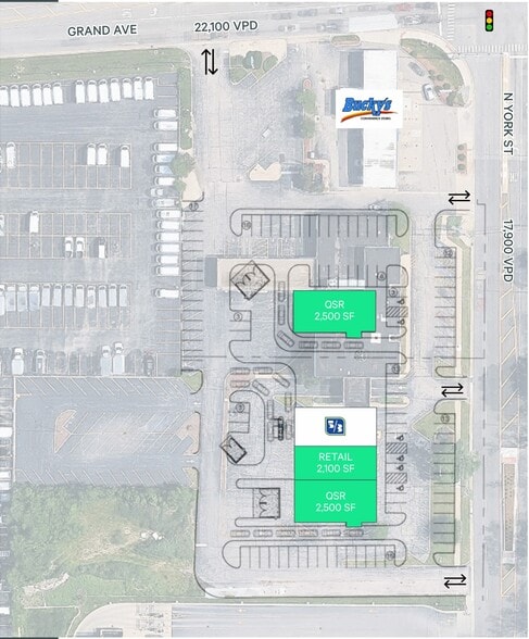 990 N York St, Elmhurst, IL à louer - Plan de site - Image 1 de 3