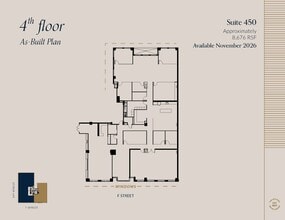 607 14th St NW, Washington, DC à louer Plan d’étage- Image 1 de 1