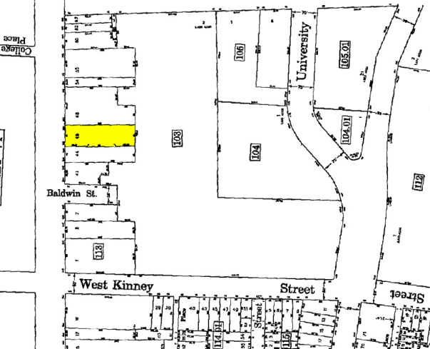 624-626 Martin Luther King Jr Blvd, Newark, NJ à vendre - Plan cadastral - Image 2 de 2