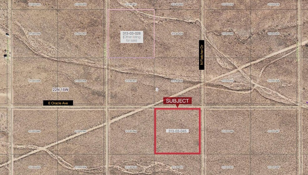 E Oracle Ave & N Fletcher Dr, Kingman, AZ à vendre - Photo du bâtiment - Image 1 de 1