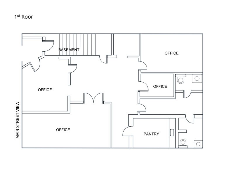 8 E Main St, Riverhead, NY for lease - Floor Plan - Image 2 of 6