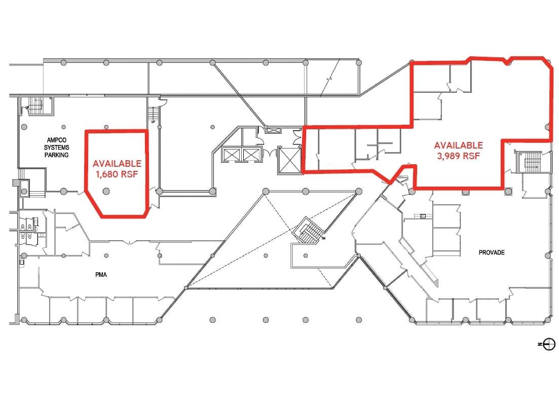 770 N Jefferson St, Milwaukee, WI for lease Floor Plan- Image 1 of 2