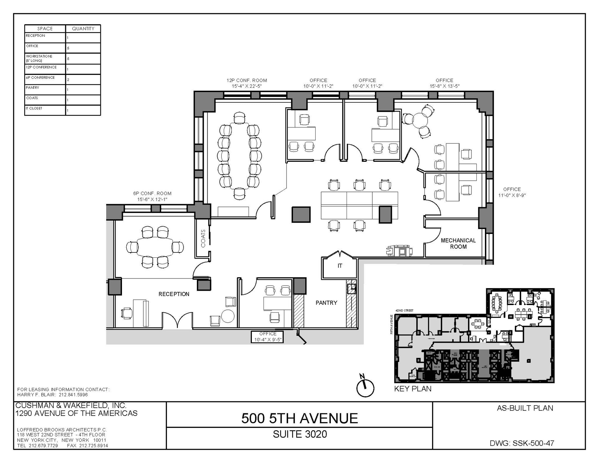 500 Fifth Ave, New York, NY for lease Floor Plan- Image 1 of 1
