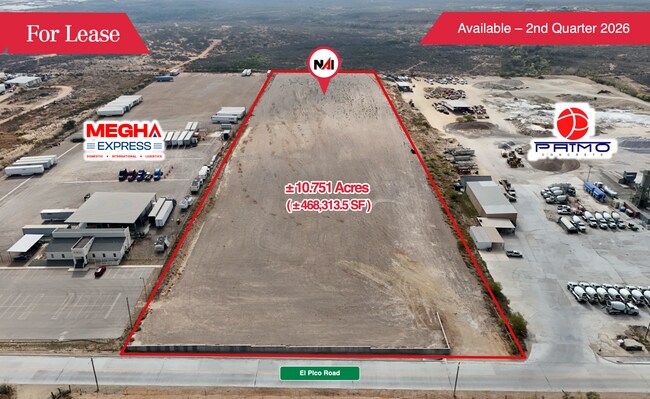 Plus de détails pour XXX El Pico Rd, Laredo, TX - Terrain à louer
