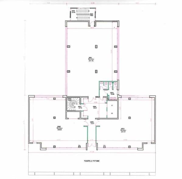 Office in Lyon for lease - Floor Plan - Image 3 of 5