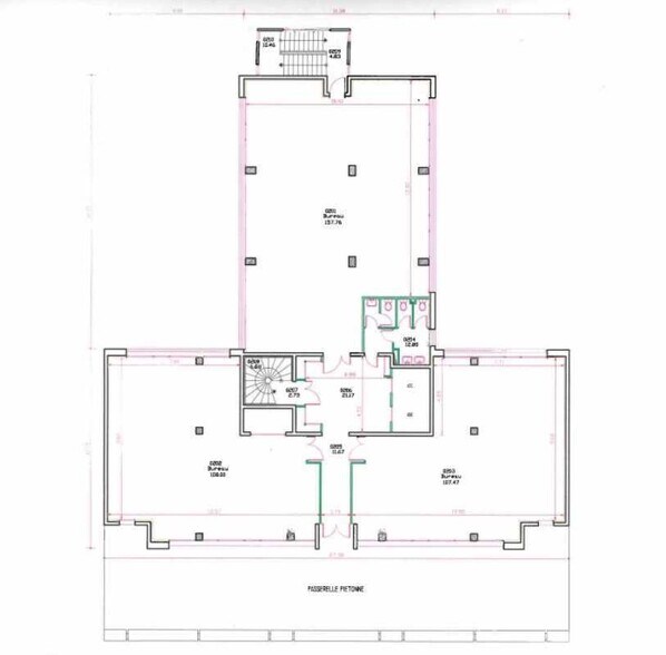 Bureau dans Lyon à louer - Plan d’étage - Image 3 de 5