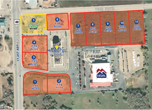 1000 S HIGHWAY 40, Naples, UT for sale - Aerial - Image 1 of 2