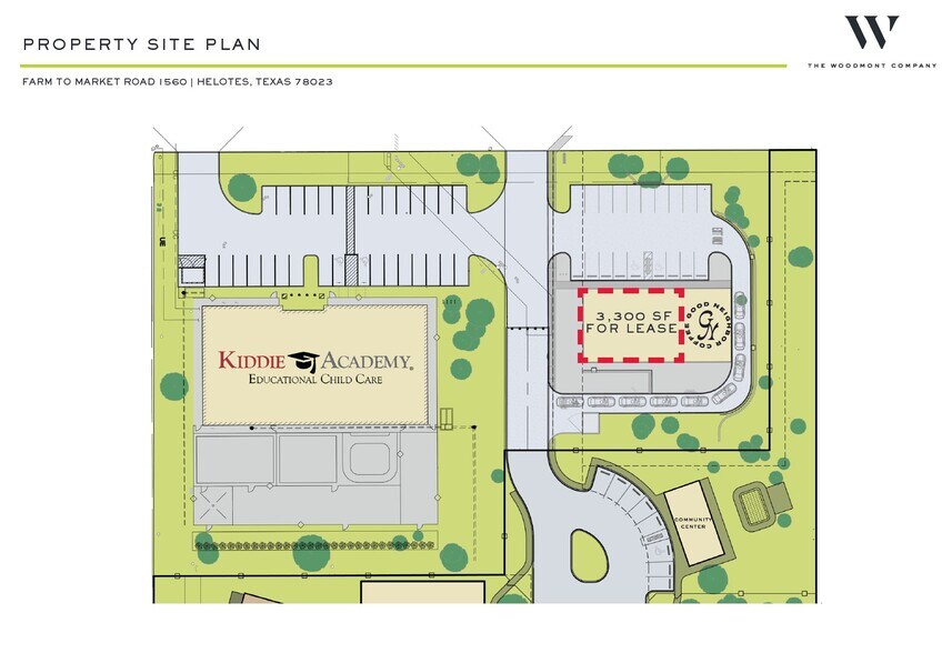 FM 1560, Helotes, TX à louer - Plan de site - Image 2 de 2