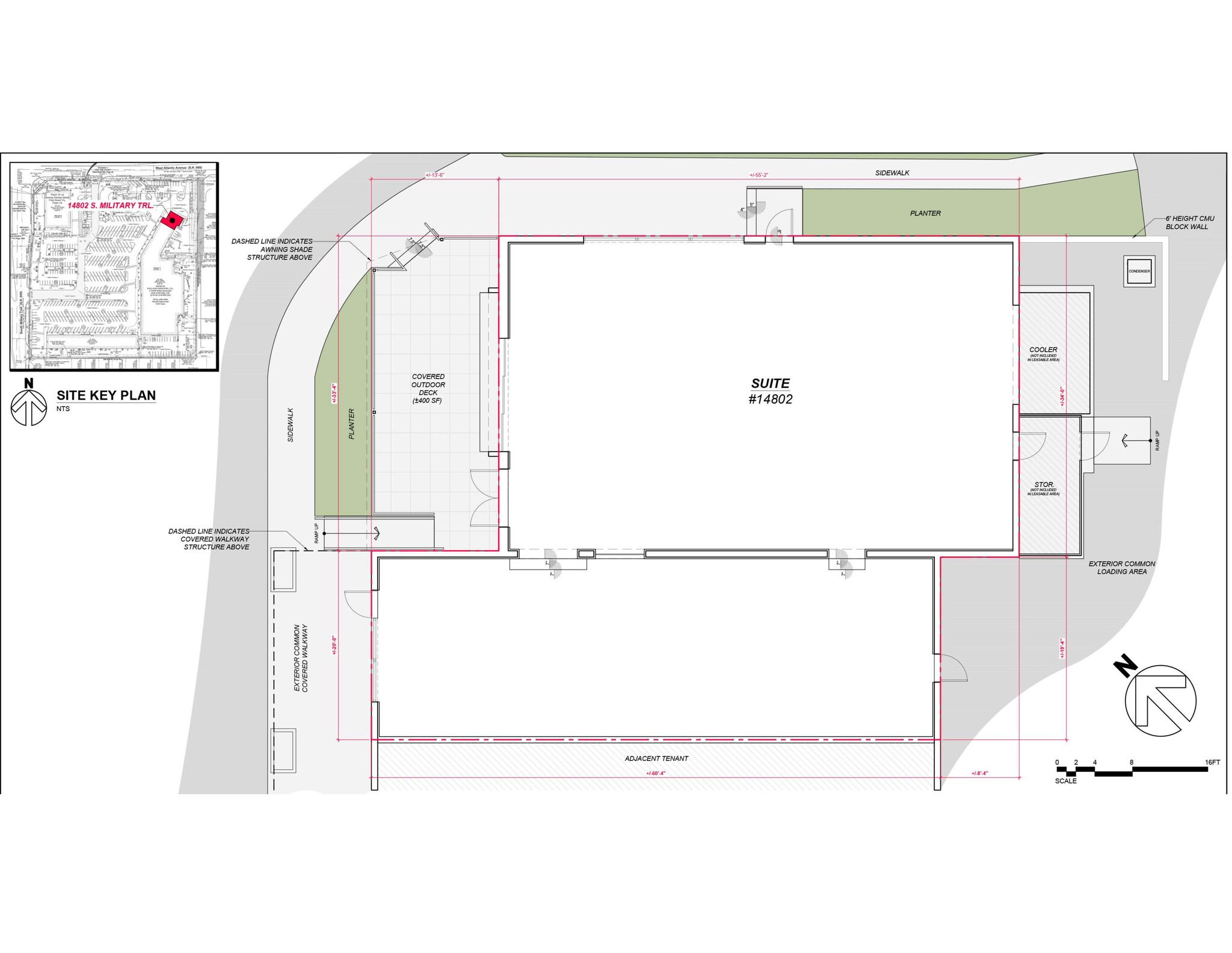 14844 Military Trl, Delray Beach, FL à louer Plan de site- Image 1 de 2