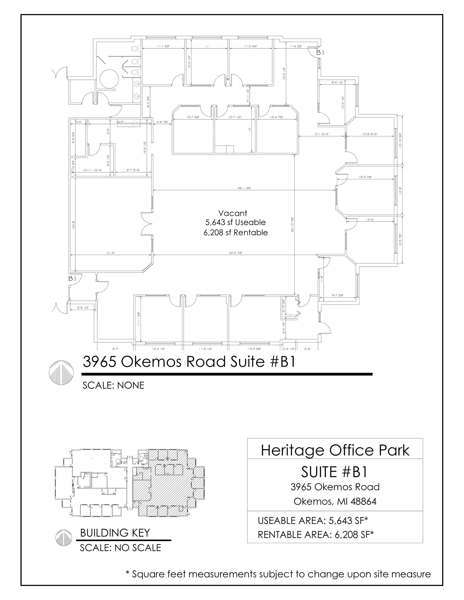 3965 Okemos Rd, Okemos, MI for lease Site Plan- Image 1 of 1