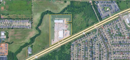 1515 E Main St, Yukon, OK - Aerial map view