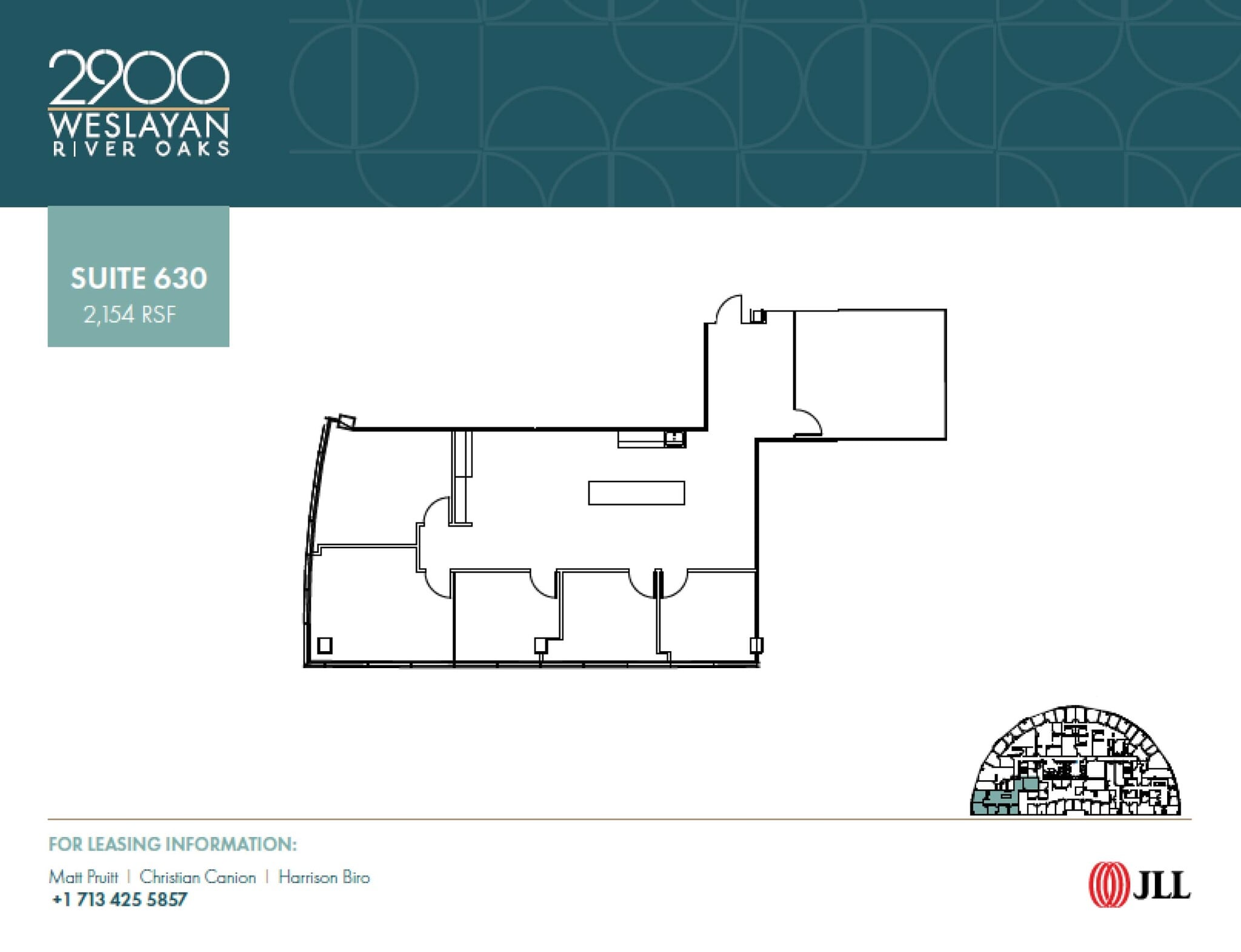 2900 Weslayan St, Houston, TX for lease Floor Plan- Image 1 of 1