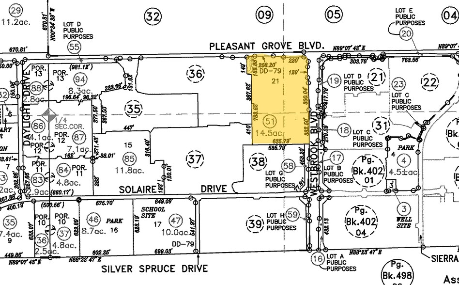 Westbrook Blvd, Roseville, CA à vendre - Plan cadastral - Image 2 de 2