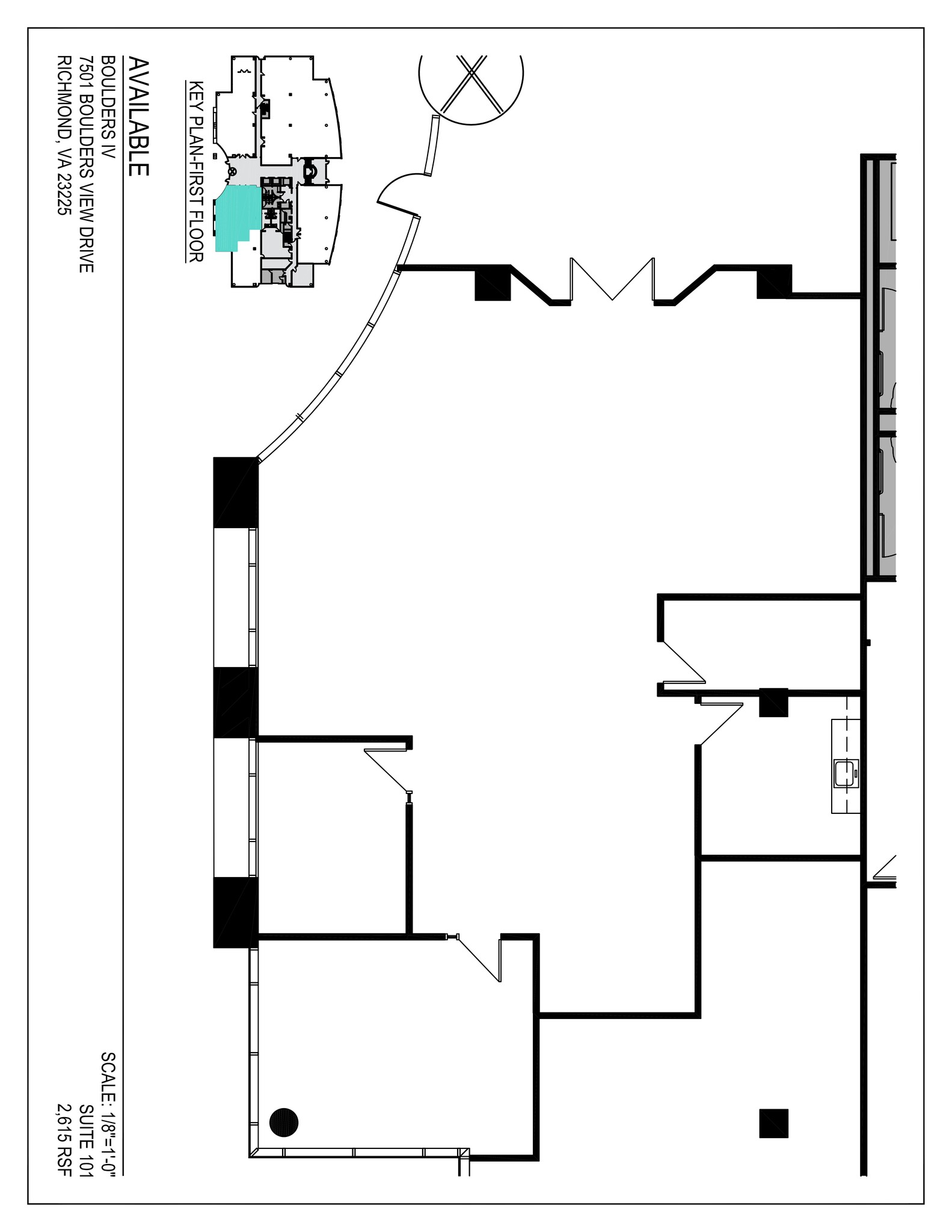 7501 Boulder View Dr, North Chesterfield, VA à louer Plan de site- Image 1 de 1