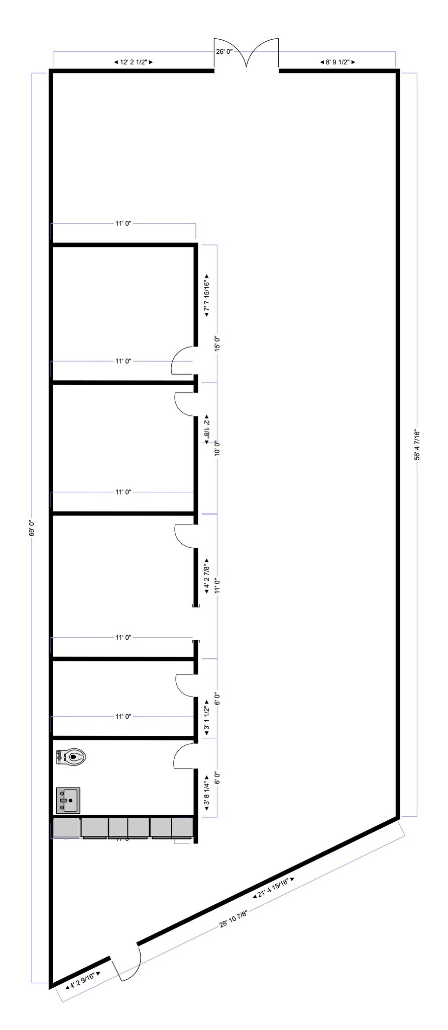 1101-1105 University Dr E, College Station, TX à louer Plan de site- Image 1 de 1