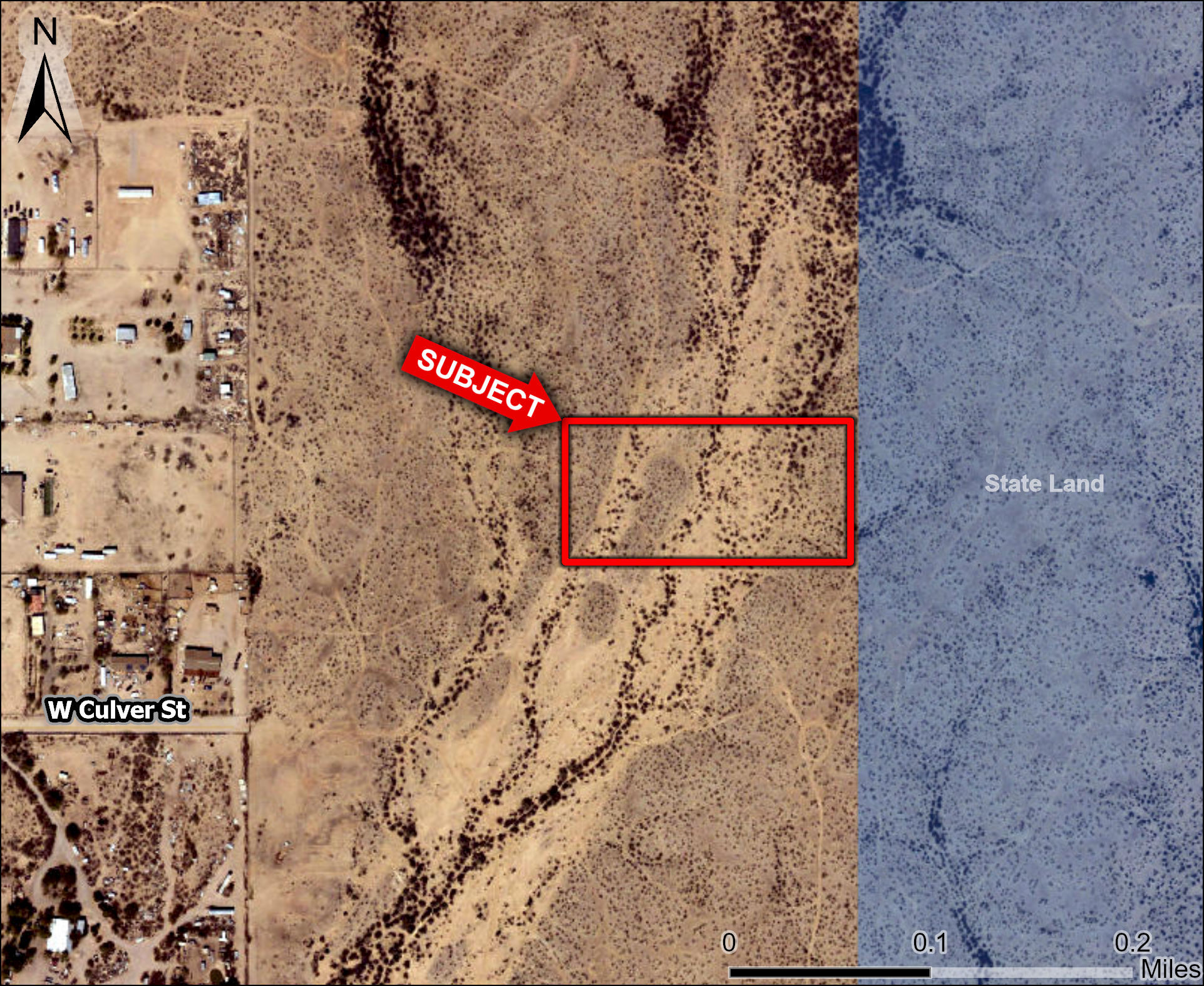 373rd & Culver St ave, Tonopah, AZ for sale Aerial- Image 1 of 5
