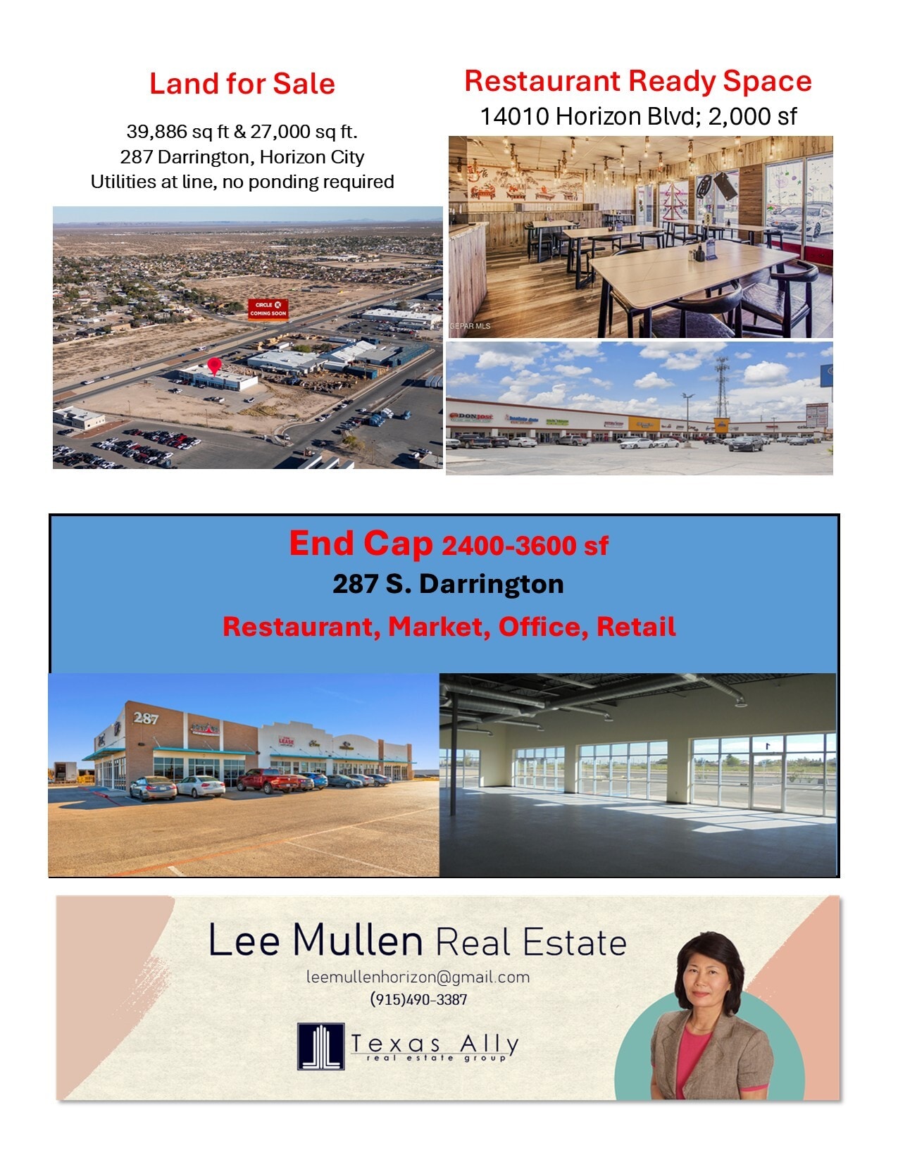 287 S Darrington Rd, Horizon City, TX à louer Photo du bâtiment- Image 1 de 4