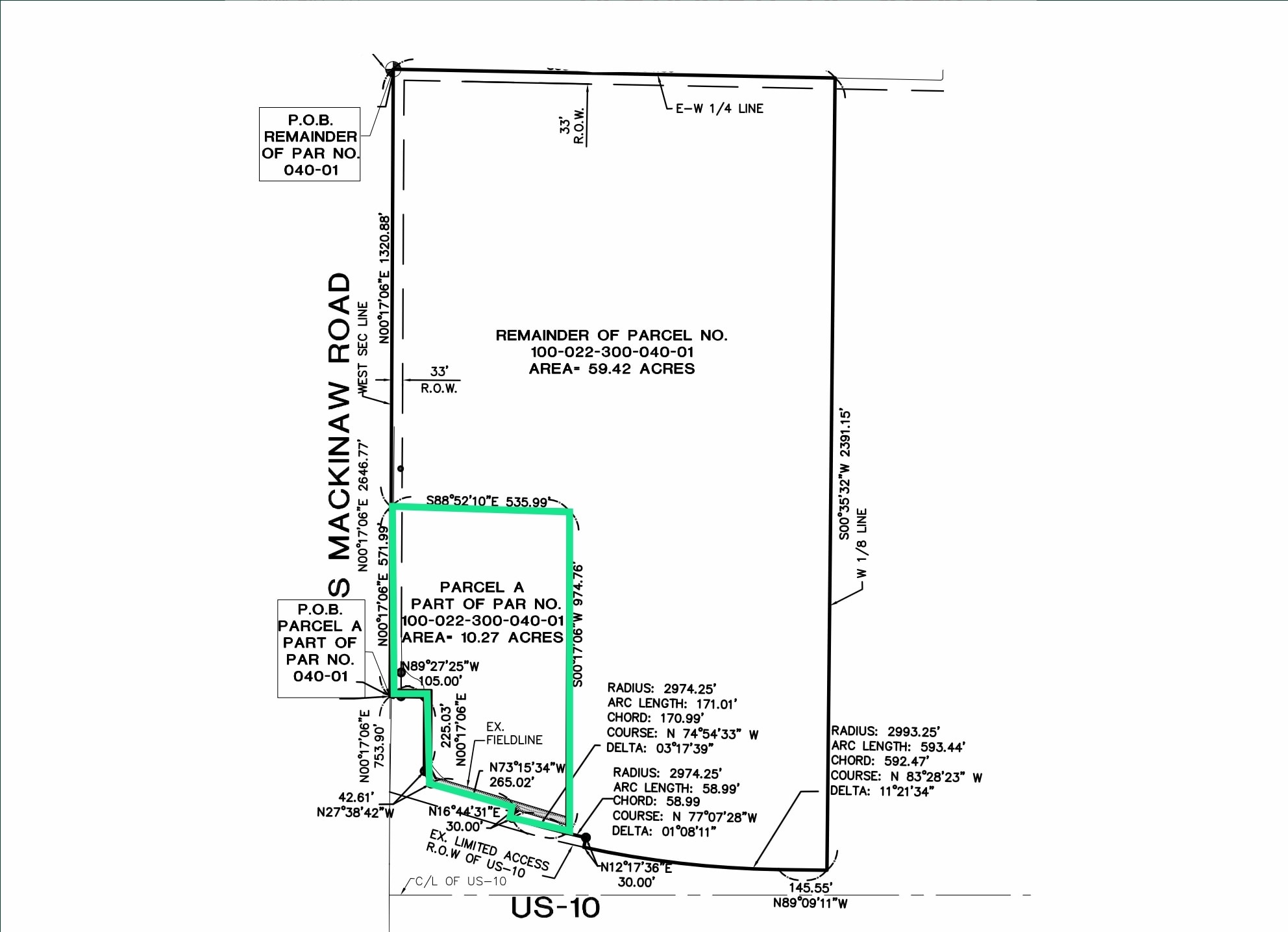 1510 E Midland Rd, Bay City, MI for sale Plat Map- Image 1 of 3