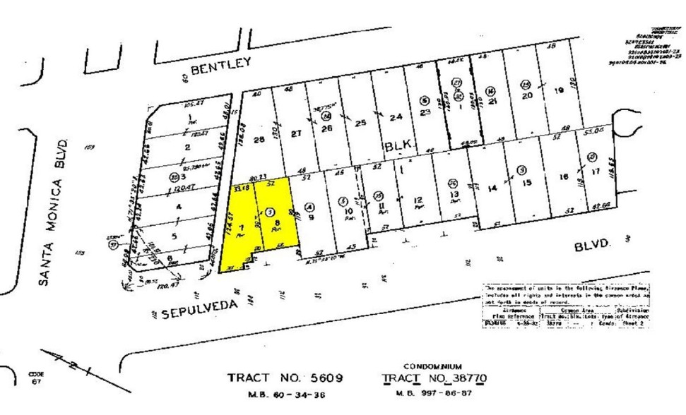 1716 S Sepulveda Blvd, Los Angeles, CA à louer - Plan cadastral - Image 2 de 14