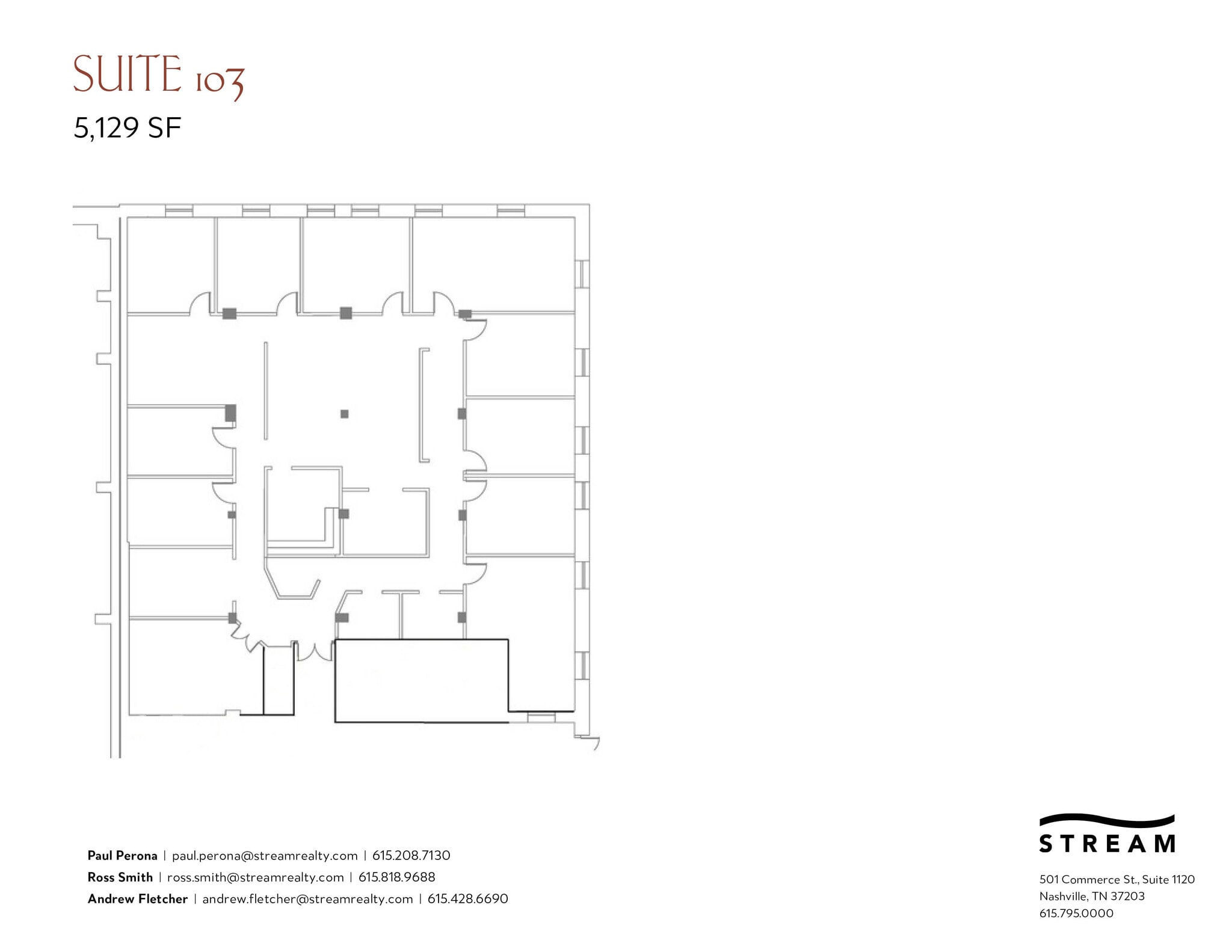 214 2nd Ave N, Nashville, TN for lease Floor Plan- Image 1 of 1