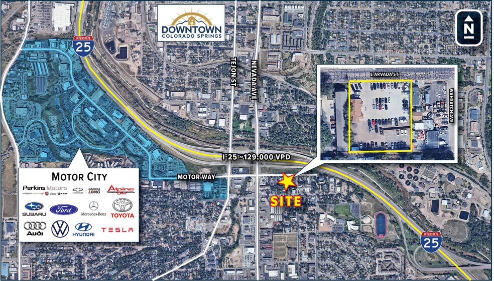 307 E Arvada St, Colorado Springs, CO for sale - Aerial - Image 2 of 13