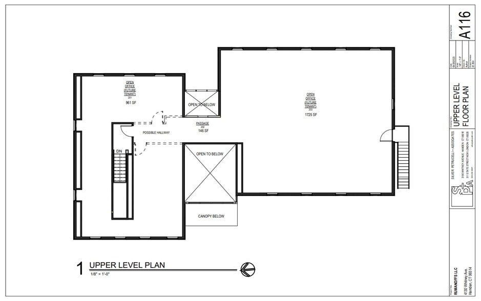 4130 Whitney Ave, Hamden, CT for lease - Floor Plan - Image 2 of 5