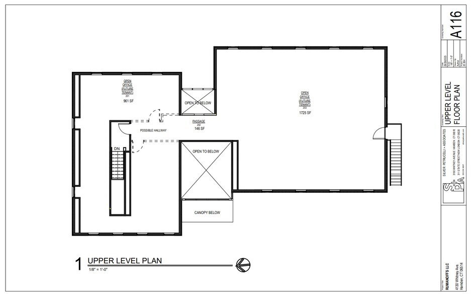 4130 Whitney Ave, Hamden, CT à louer - Plan d’étage - Image 2 de 5