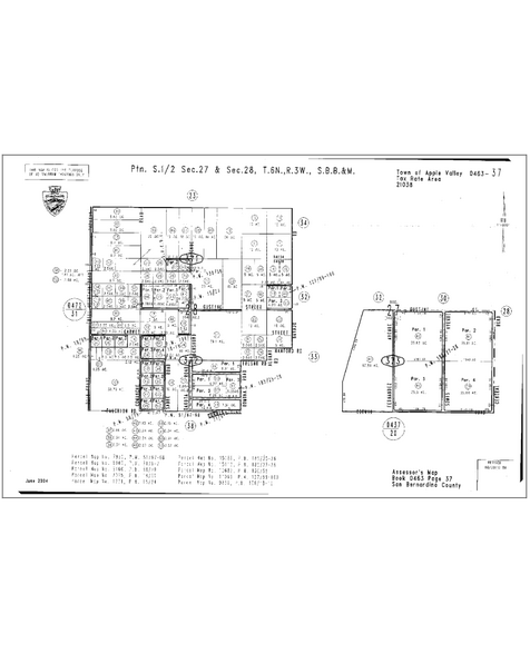 Dales Evans, Apple Valley, CA for sale - Plat Map - Image 2 of 2