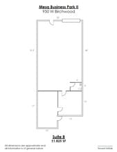 950 W Birchwood Ave, Mesa, AZ for lease Floor Plan- Image 1 of 1