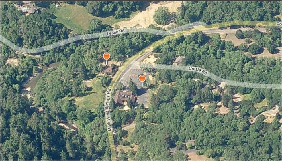 2520 Mark West Springs Rd, Santa Rosa, CA for lease - Aerial - Image 3 of 8