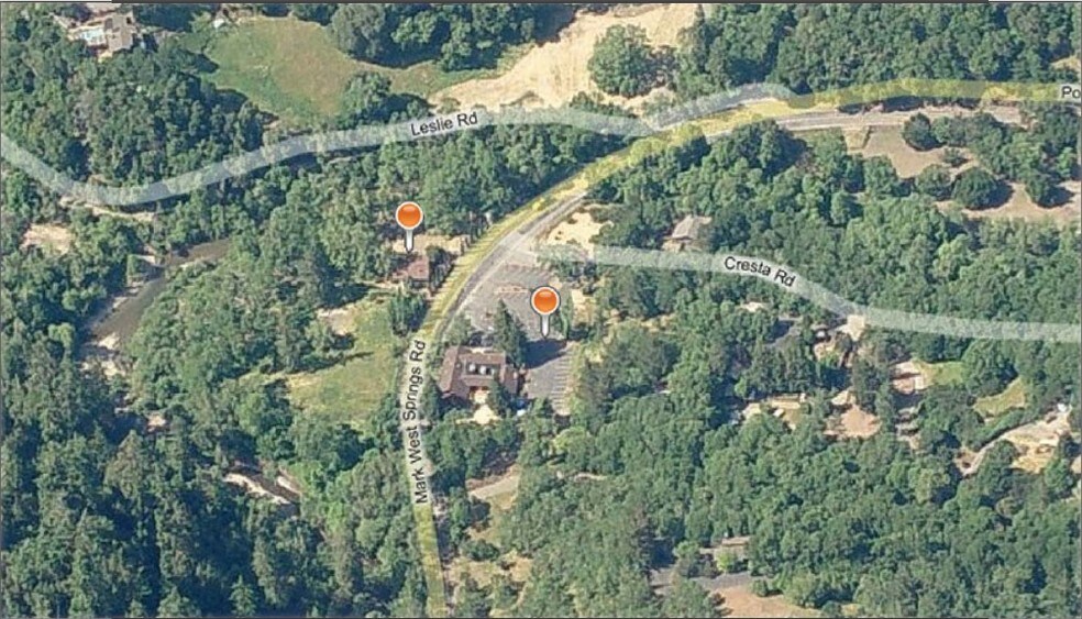 2520 Mark West Springs Rd, Santa Rosa, CA à vendre - Aérien - Image 2 de 7