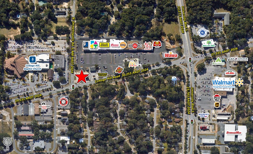 5001 Cottage Hill Rd, Mobile, AL for sale - Building Photo - Image 2 of 2