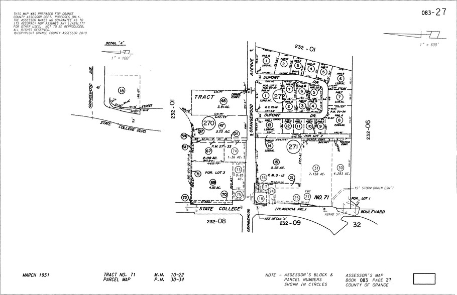 E Orangewood Ave, Anaheim, CA for sale - Plat Map - Image 1 of 1