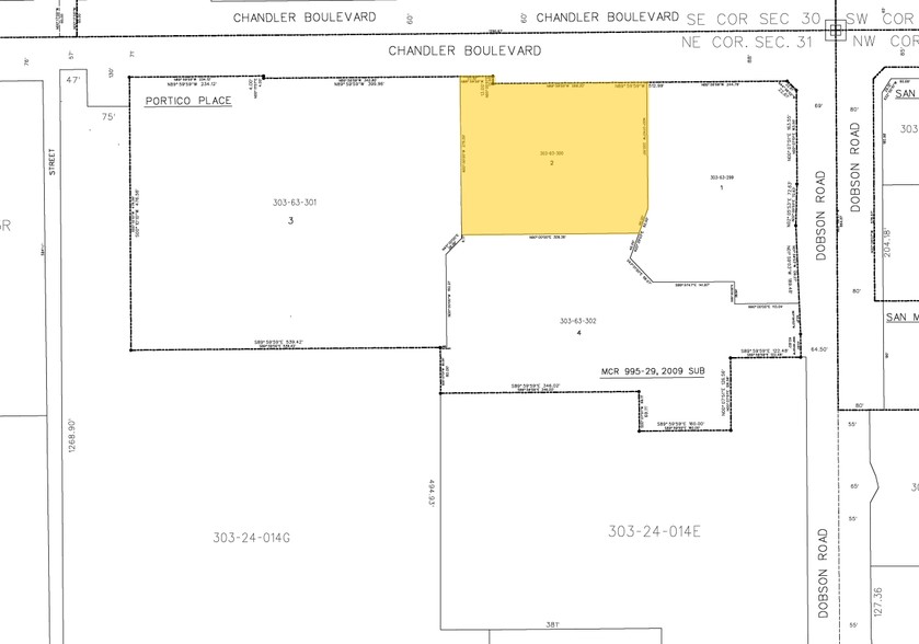 2051 W Chandler Blvd, Chandler, AZ à vendre - Plan cadastral - Image 1 de 1