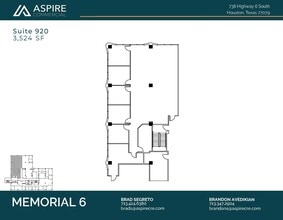 738 Highway 6 S, Houston, TX for lease Floor Plan- Image 1 of 1
