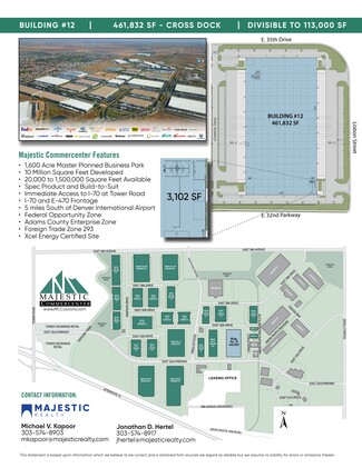 Plus de détails pour 20600 E 35th Dr, Aurora, CO - Industriel à louer