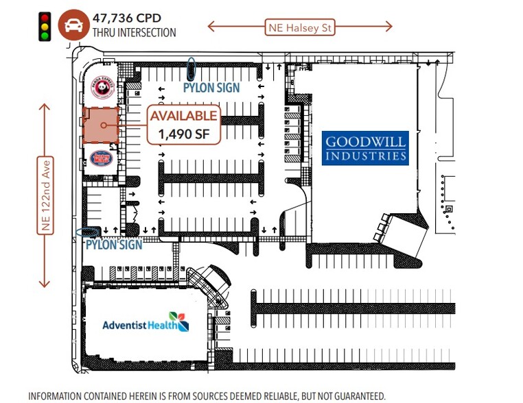 12400 NE Halsey St, Portland, OR for lease - Floor Plan - Image 2 of 3