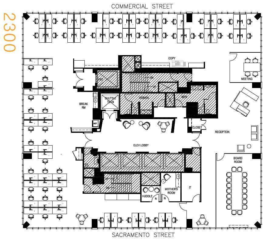 505 Montgomery St, San Francisco, CA à louer Plan d  tage- Image 1 de 1