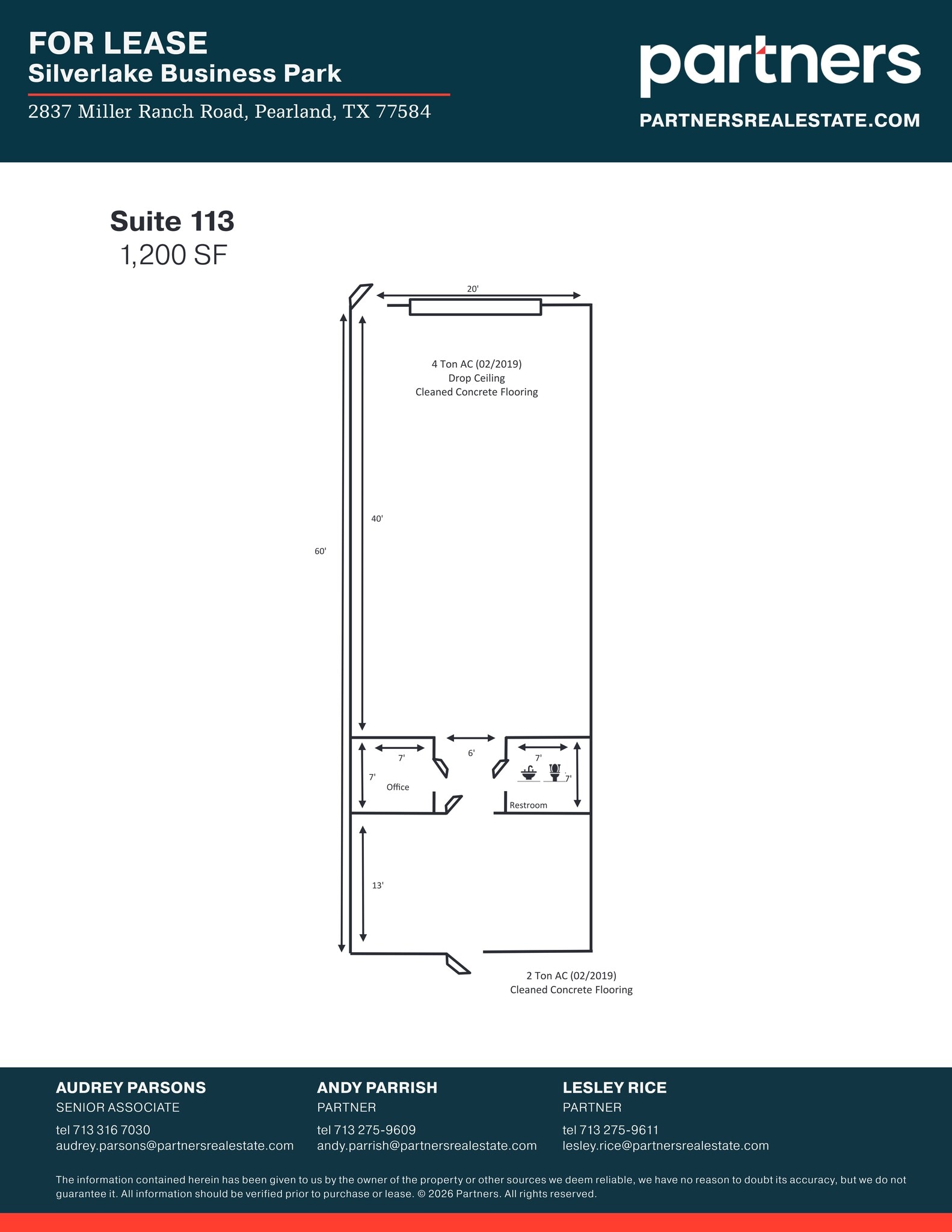 2825 Miller Ranch Rd, Pearland, TX for lease Site Plan- Image 1 of 1